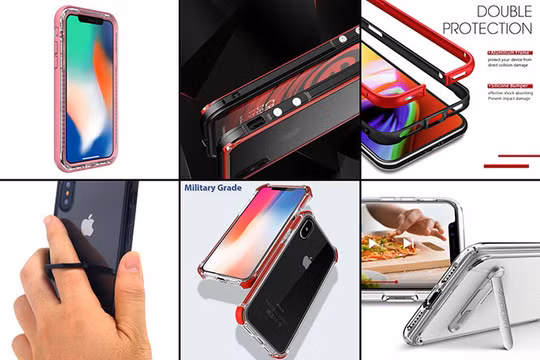 Có khá nhiều mẫu vỏ bảo vệ khác nhau dành cho chiếc iPhone X đắt giá FACEBOOK chia sẻ GOOGLE+ TWITT