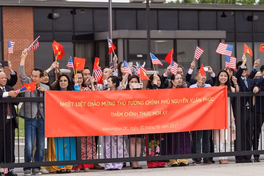 Chào mừng Thủ tướng và đoàn cấp cao tại Washington DC. Ảnh Thanh Tuấn