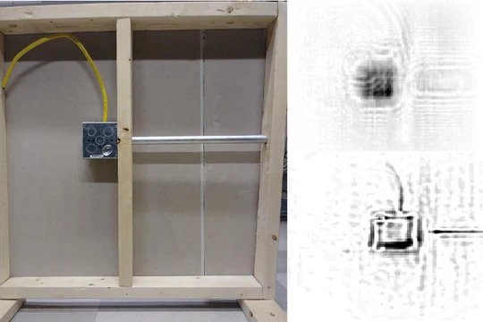 Một trong những chiếc hộp được dựng lên để thử nghiệm. Ảnh: Đại học Duke