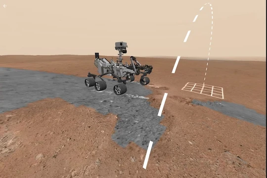 Robot thăm dò sao Hỏa Curiosity.