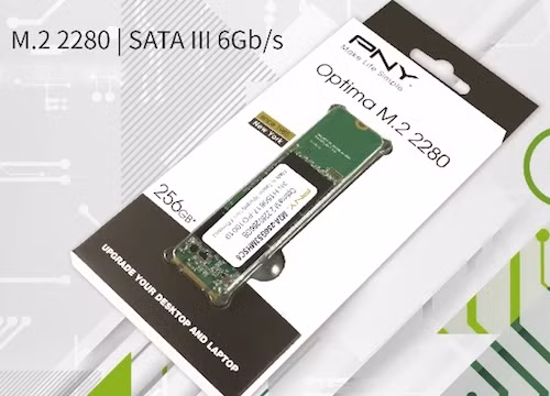 Ổ SSD gắn trong Optima RE M.2 2280.