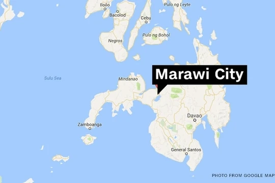 Thành phố Marawi trên bản đồ