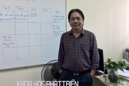 Ông Nguyễn Thái Hưng - Phó Tổng thư ký thường trực Hội Tự động hóa Việt Nam. Ảnh: Ngọc Vũ