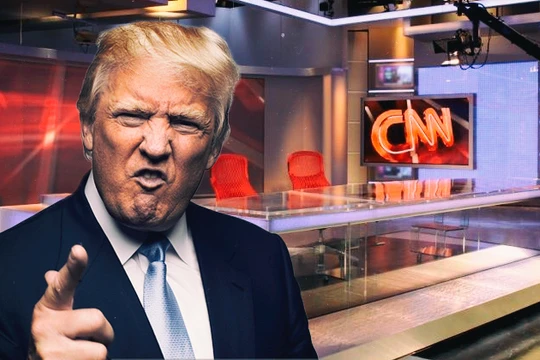 Quan hệ giữa Tổng thống Trump và CNN không xuôi chiều mát mái