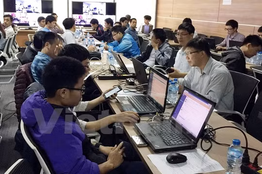 Diễn tập an ninh mạng sẽ giúp các đội cọ sát và tăng tính tương tác, hỗ trợ nhau trong khi ứng cứu sự cố. (Ảnh: T.H/Vietnam+)