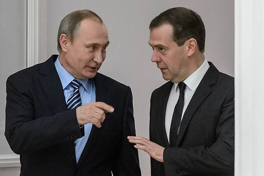 Cặp đôi Putin và Medvedev