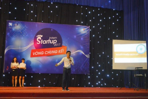 Mỗi đội thi có 10 phút để trình bày ý tưởng khởi nghiệp trước Ban giám khảo.