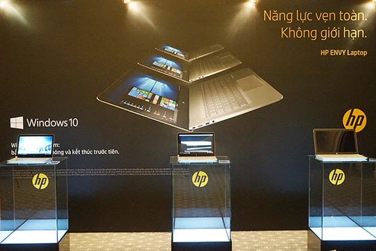 Envy 2017 là thế hệ laptop mới nhất của nhà sản xuất HP. Ảnh Thành Luân