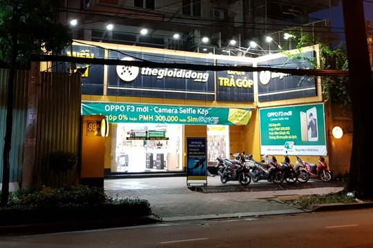 Cửa hàng Thế Giới Di Động 89A Nguyễn Đình Chiểu - Ảnh: H.Đ