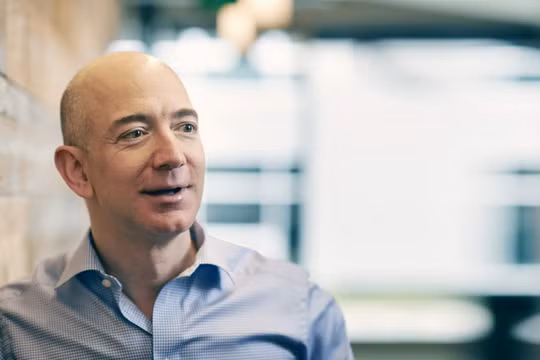 Tỷ phú Jeff Bezos, ông chủ Amazon. Ảnh: Michael Prince