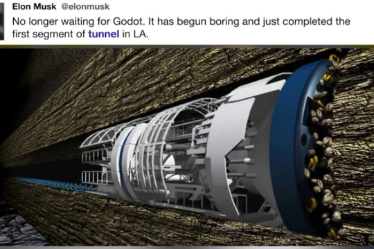 Máy đào hầm Godot (hình minh họa)