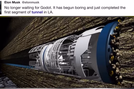 Máy đào hầm Godot (hình minh họa)