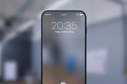 Chiếc iPhone 8 với phong cách trong suốt độc đáo. 