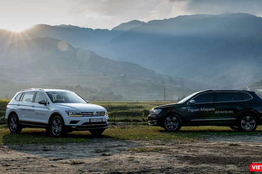 Với chiều dài 4.701 mm, VW Tiguan Allspace 2018 trở thành mẫu xe lớn nhất phân khúc SUV nhỏ gọn 7 chỗ. (Ảnh: Ngô Minh)
