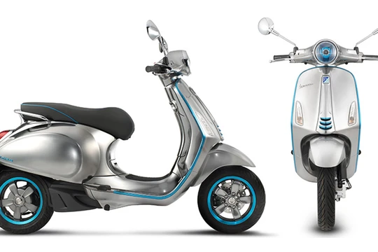 Vespa điện là bước đầu tiên của Piaggio Group trong chiến lược đa dạng các giải pháp kết nối và tương tác giữa xe và người điều khiển. (Ảnh: Piaggio)