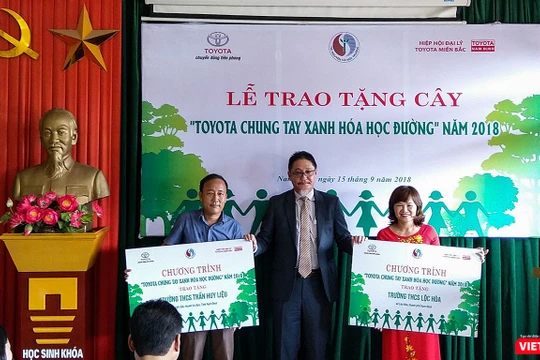 Chương trình đã trồng được gần 3.700 cây xanh tại 29 trường học trên cả nước.