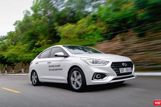 Đây đã là tháng thứ 4 liên tiếp, mẫu xe sedan hạng B Accent dẫn đầu bảng danh sách bán hàng của Hyundai Thành Công. (Ảnh: Ngô Minh)