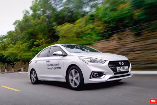Đây đã là tháng thứ 4 liên tiếp, mẫu xe sedan hạng B Accent dẫn đầu bảng danh sách bán hàng của Hyundai Thành Công. (Ảnh: Ngô Minh)