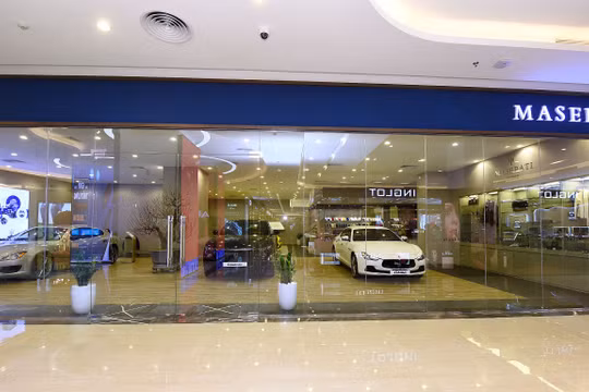 Đây là phòng trưng bày thứ 3 của Maserati ở khu vực phía Bắc.