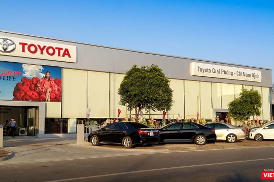 Toyota Giải Phóng - chi nhánh Nam Định sẽ giúp thương hiệu Toyota được mở rộng tới 2 tỉnh Nam Định và Thái Bình. (Ảnh: Ngô Minh) 