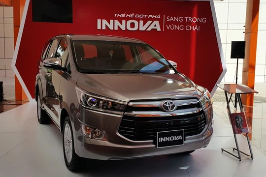 Lên 7 túi khí nhưng Toyota Innova sẽ được TMV tăng thêm giá bán.
