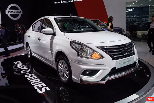Với một số thay đổi nhỏ ở ngoại thất, Nissan Sunny Q-Series trông cá tính và thể thao hơn rất nhiều. (Ảnh: Ngô Minh)