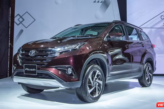 Toyota Việt Nam vẫn khá rụt rè khi đưa ra con số bán hàng khá khiêm tốn đối với mẫu Rush, chỉ 200 xe/tháng. (Ảnh: Ngô Minh)