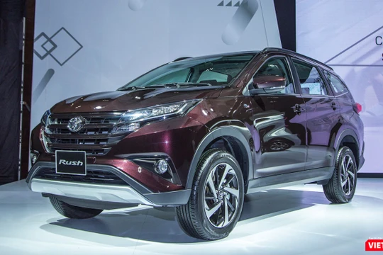 Toyota Việt Nam vẫn khá rụt rè khi đưa ra con số bán hàng khá khiêm tốn đối với mẫu Rush, chỉ 200 xe/tháng. (Ảnh: Ngô Minh)