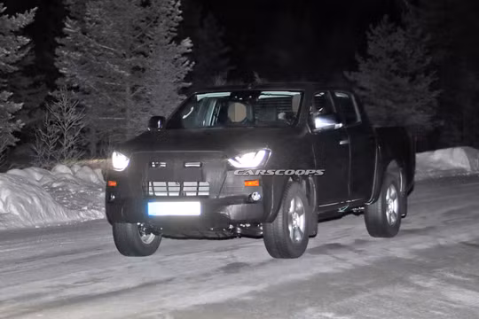 Khung gầm của Isuzu D-Max 2020 sẽ được chia sẻ với Mazda BT-50 thế hệ mới theo thỏa thuận hai bên đã ký năm 2016. (Ảnh: Carscoops)