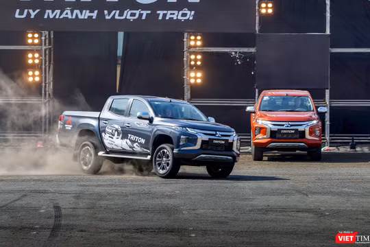 Mitsubishi Triton 2019 đã mở ra một thiết kế hoàn toàn mới về một chiếc pick-up thể thao đa dụng. (Ảnh: Ngô Minh)
