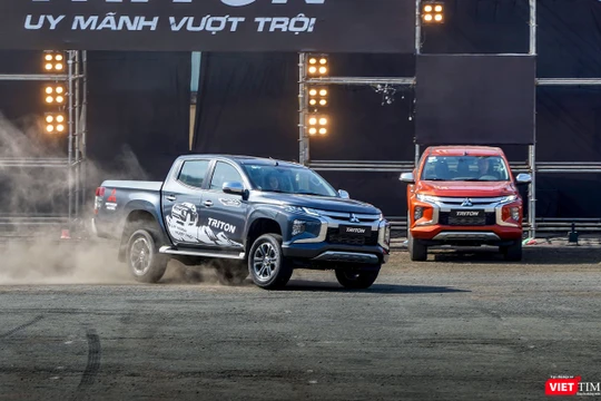 Mitsubishi Triton 2019 đã mở ra một thiết kế hoàn toàn mới về một chiếc pick-up thể thao đa dụng. (Ảnh: Ngô Minh)