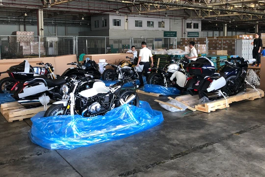 Đây là đợt nhập khẩu duy nhất của Thaco cho những phiên bản BMW R nineT Series “Spezial” và K1600 Grand America.