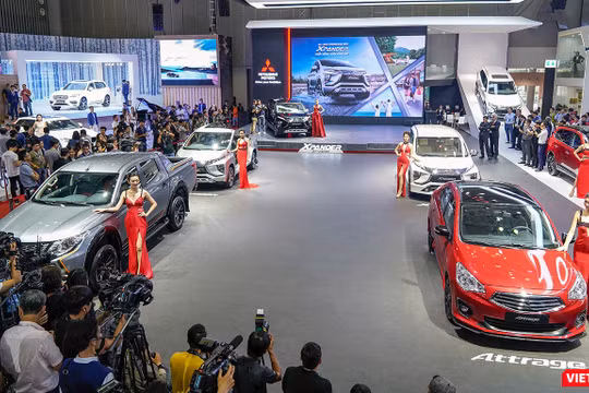 Xpander chọn triển lãm VMS 2018 để chính thức ra mắt với khách hàng Việt Nam. (Ảnh: Ngô Minh)