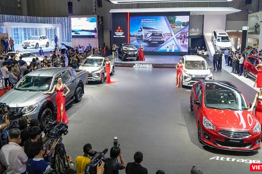 Xpander chọn triển lãm VMS 2018 để chính thức ra mắt với khách hàng Việt Nam. (Ảnh: Ngô Minh)