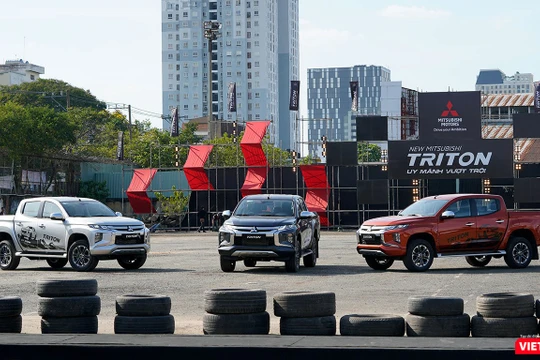 Mitsubishi Triton 2019 dường như cũng đang mang đến một khái niệm mới cho dòng bán tải. (Ảnh: Ngô Minh) 