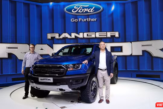Ford Ranger Raptor được nhập khẩu nguyên chiếc từ Thái Lan. (Ảnh: Ngô Minh)