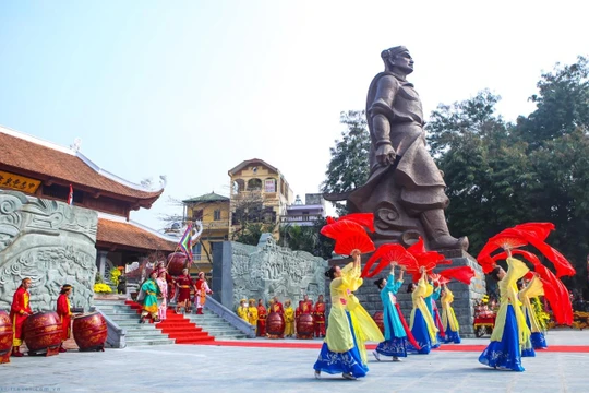 Hội gò Đống Đa là lễ hội đầu tiên mở màn của năm mới mỗi dịp Tết đến Xuân về: Ảnh minh họa: UBND Quận Đống Đa.