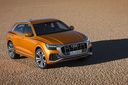 Mẫu SUV Coupe thể thao Q8 là gương mặt mới gia nhập gia đình Q của Audi.