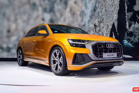 Audi Q8 hoàn toàn mới tới thị trường Việt Nam tại triển lãm VMS 2018 như là một dấu mốc kỷ niệm 10 năm thành công liên tiếp của Audi tại Việt Nam. (Ảnh: Ngô Minh)