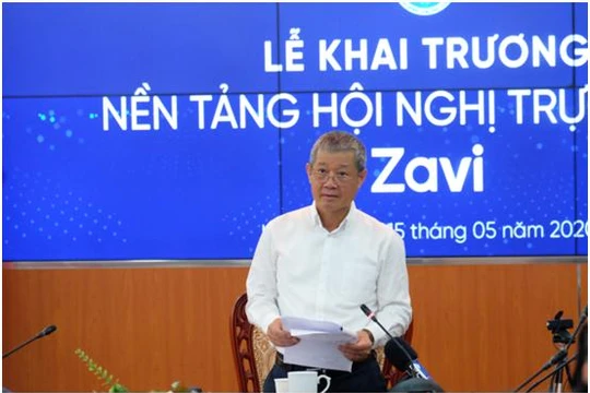 Thứ trưởng Nguyễn Thành Hưng phát biểu tại lễ khai trương