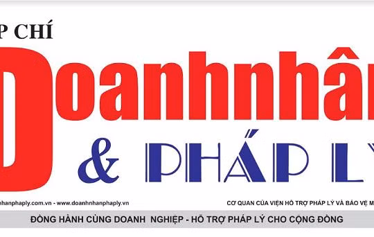 Măng sét Tạp chí Doanh nhân và Pháp lý.