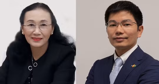 Bà Nguyễn Thị Luận - Phó Viện trưởng thường trực Viện Công nghệ & Nhân lực Quốc tế và ông Đỗ Văn Khắc - Phó Tổng Giám đốc FPT Software