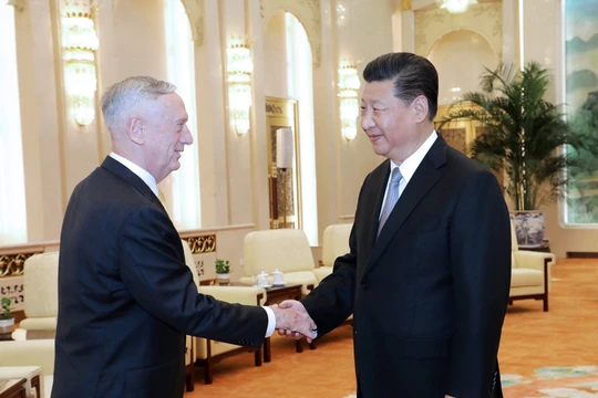 Ông Tập Cận Bình tiếp ông James Mattis.