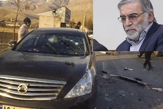 Hiện trường vụ ám sát nhà khoa học hạt nhân Iran, Mohsen Fakhrizadeh.