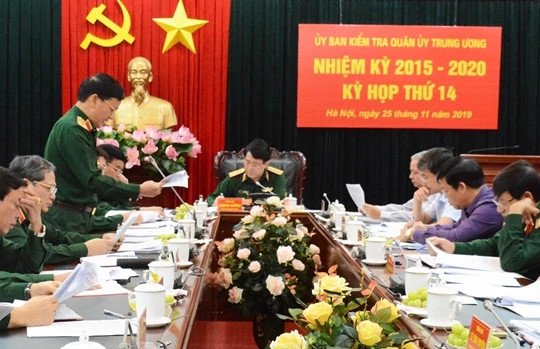 Ủy ban kiểm tra Quân ủy Trung ương tổ chức kỳ họp thứ 14. 