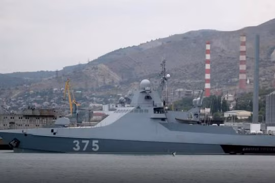 Tàu thuộc Hạm đội Biển Đen của quân đội Nga (Ảnh: Internet)