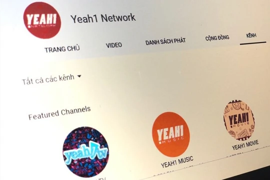 Tăng trưởng doanh thu của Yeah1 phụ thuộc lớn vào lượt xem trên Youtube (Nguồn: BCB Yeah1)