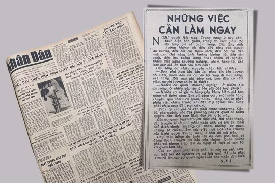 Bài viết của nguyên Tổng bí thư Nguyễn Văn Linh trên Báo Nhân Dân.