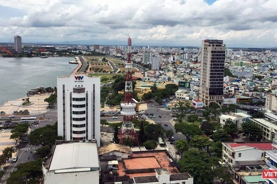 UBND quận Hải Châu nhìn từ trên cao