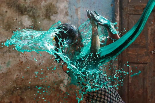 Lễ hội Holi ở Ấn Độ. Nguồn: Shailesh Andrade/Reuters